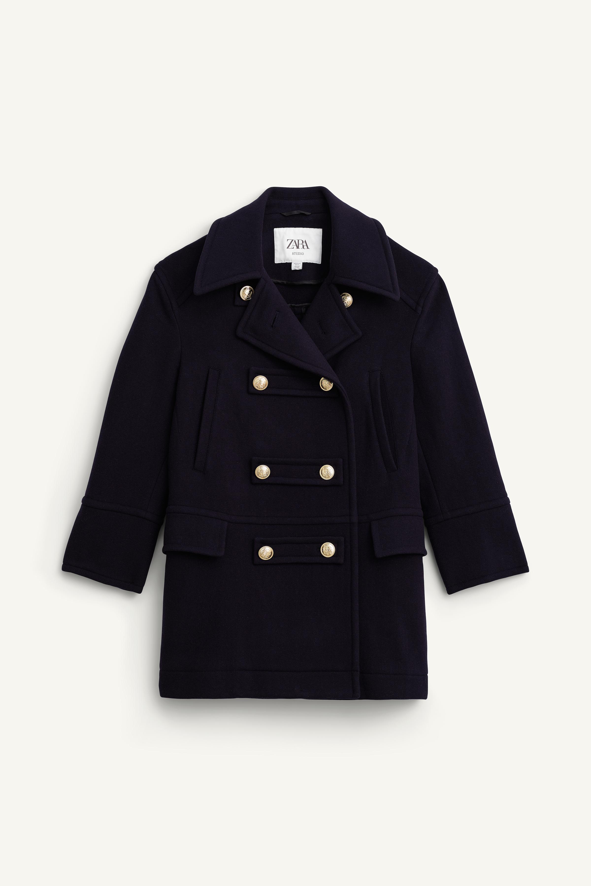 LIMITED EDITION WOOL BLEND DOUBLE BREASTED COAT